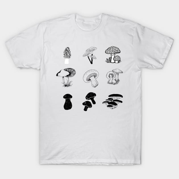 MASHROOM CHAMPIGNON T-Shirt by TRACHLUIM